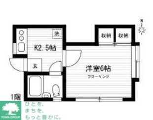 右原ハウスの物件間取画像